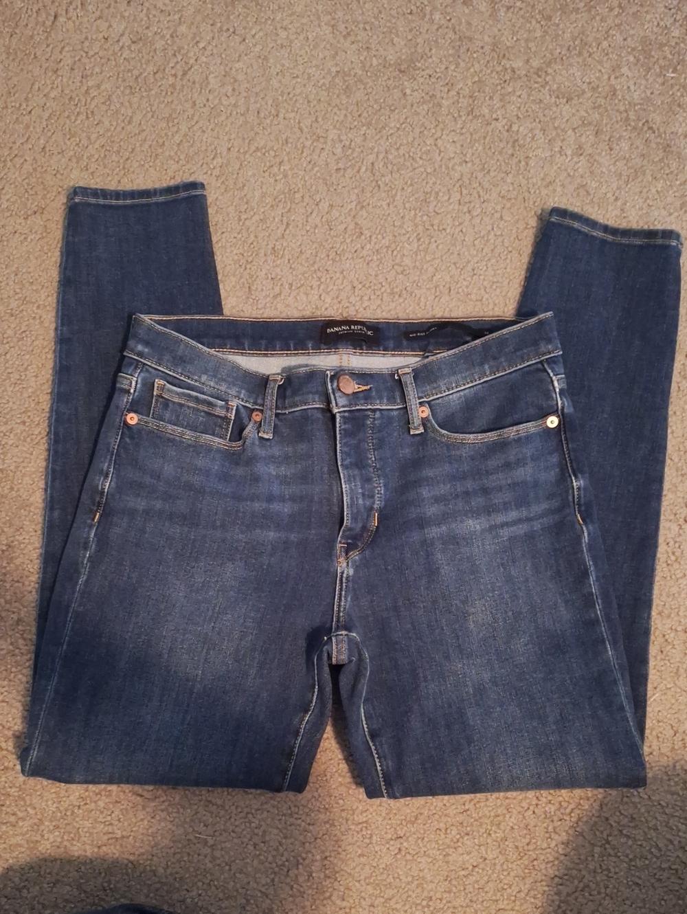 Banana Republic Dark Blue Skinny Jeans